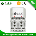 GLE-802 AAA AA NICD NIMH 2pcs 9V Rechargeable Battery Charger